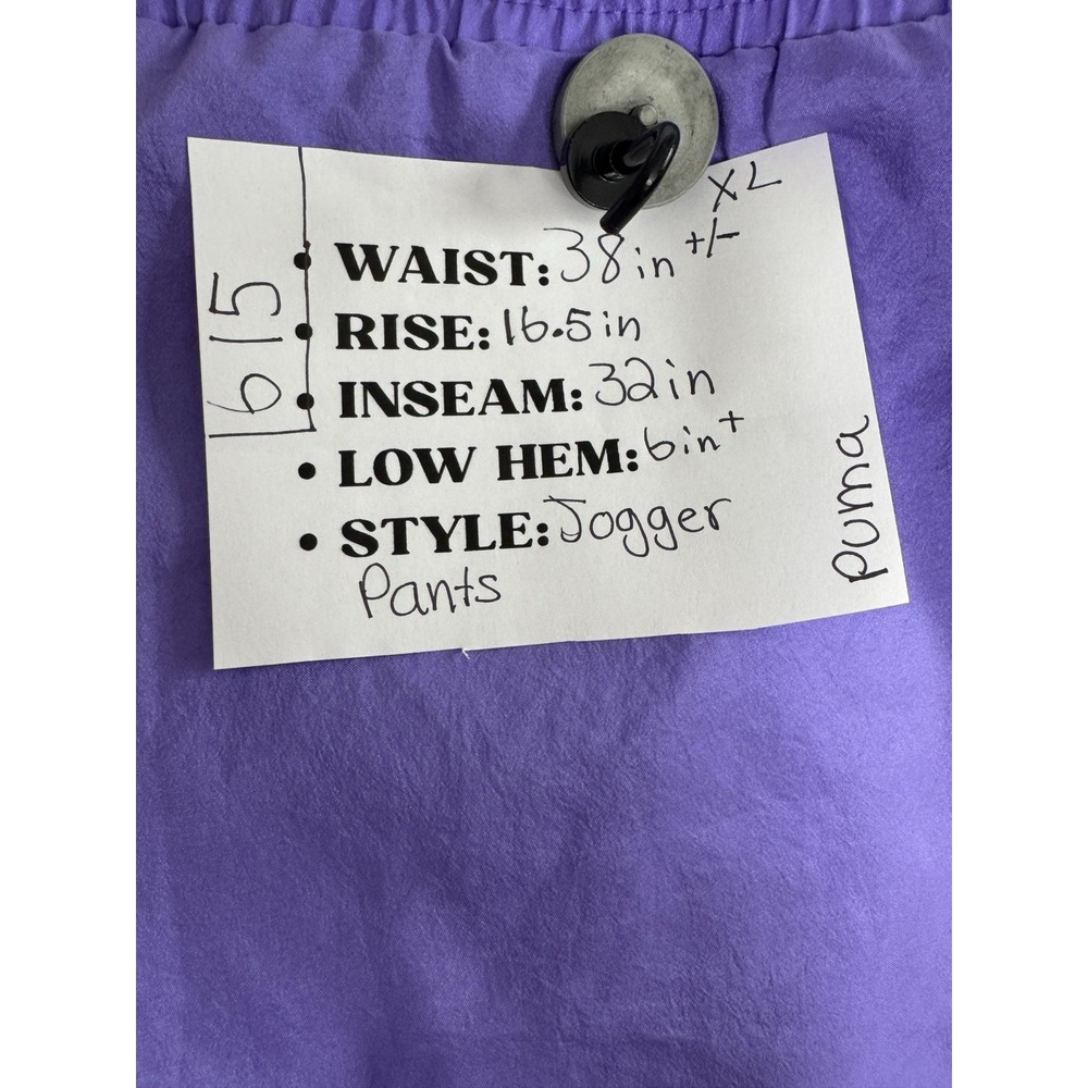 Puma TFS OG Retro Jogger Pants Sporty Luminous Purple Pink Women's XL Neon - Picture 6 of 14